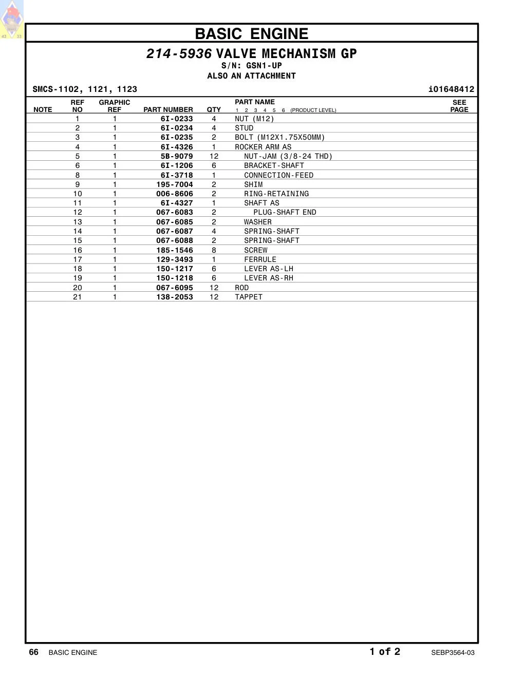 6I-4327 - SHAFT AS