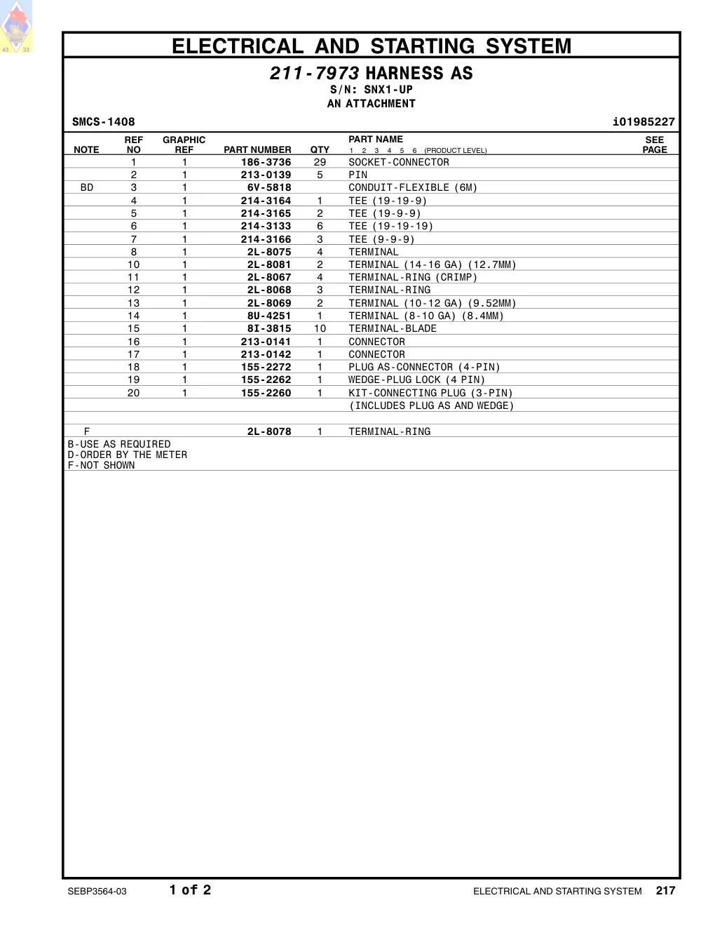 214-3164 - TEE (19-19-9)