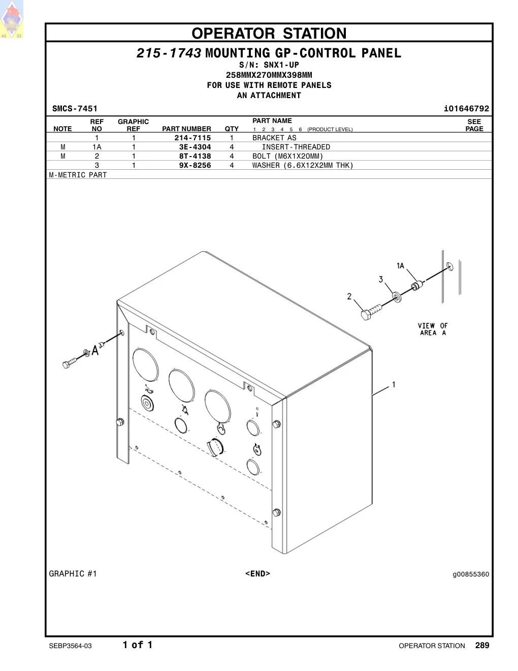 214-7115 - BRACKET AS