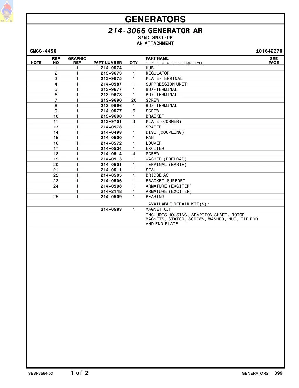 214-0514 - SCREW