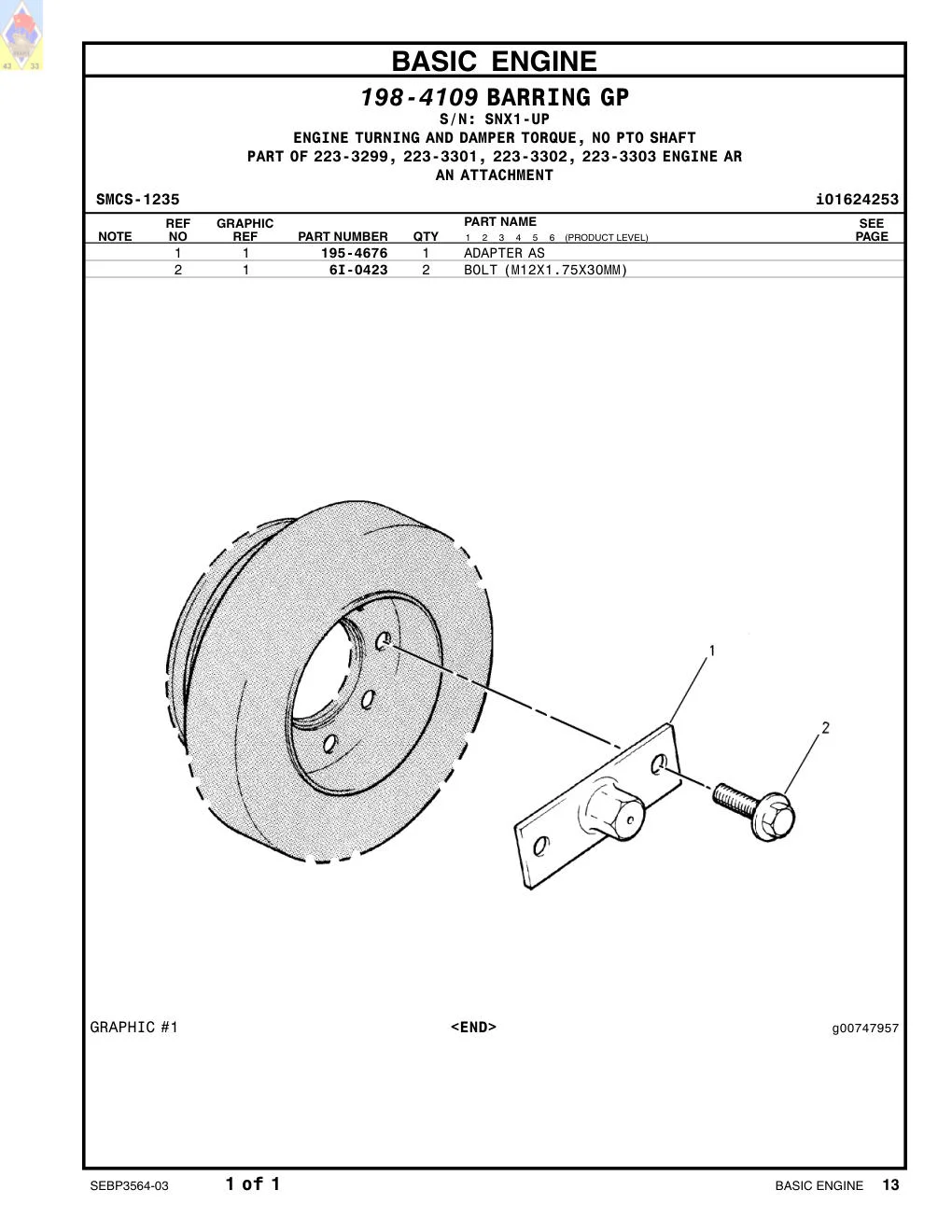 195-4676 - ADAPTER AS