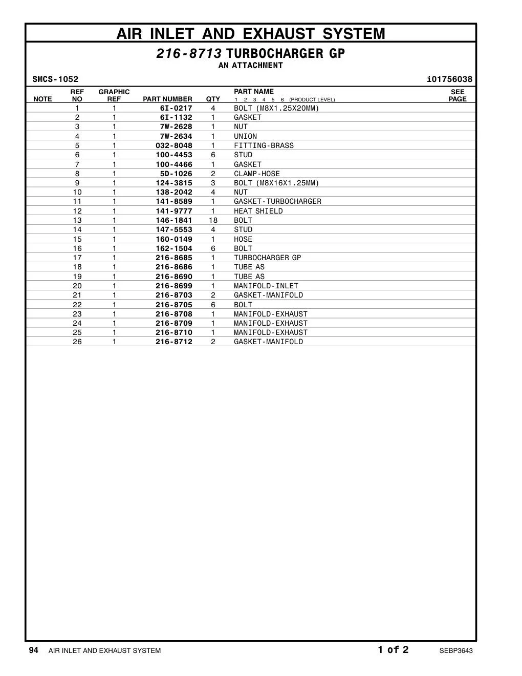 146-1841 - BOLT