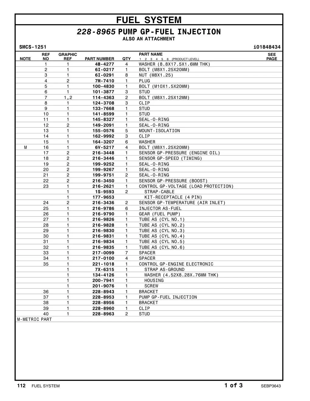 134-4126 WASHER (4.52X8.28X0.76-MM THK) CAT parts manual diagram