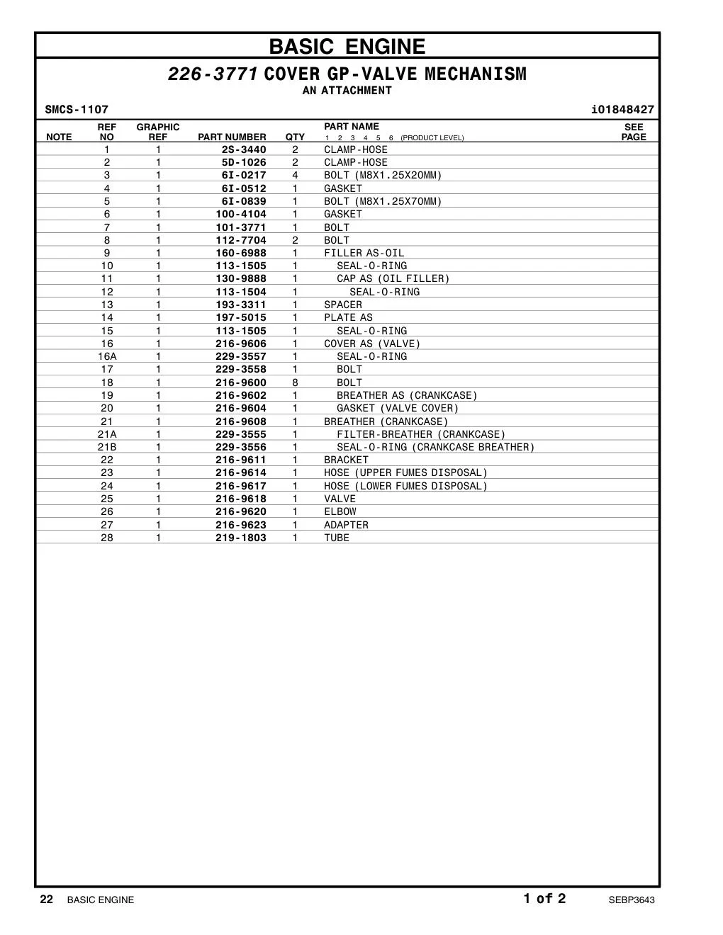 6I-0512 - GASKET