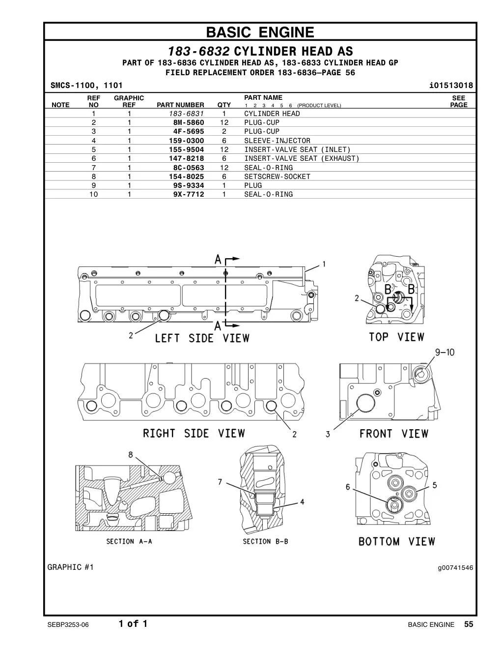 8C-0563 SEAL-O-RING (ID=31.47mm) CAT parts manual diagram