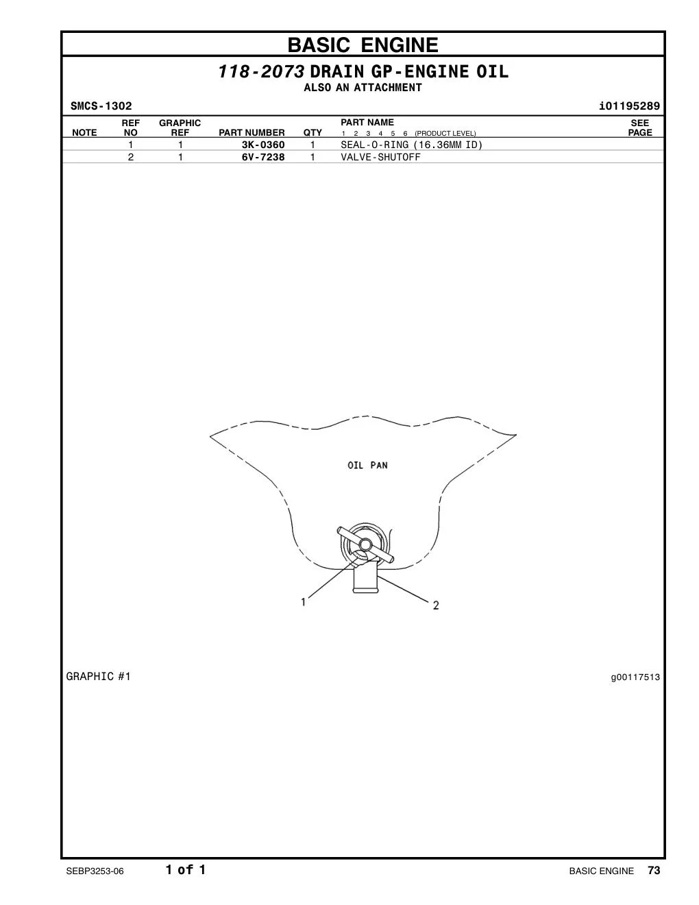 6V-7238 - VALVE