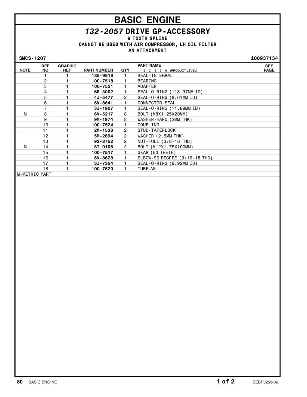 100-7517 - GEAR (50 TEETH)