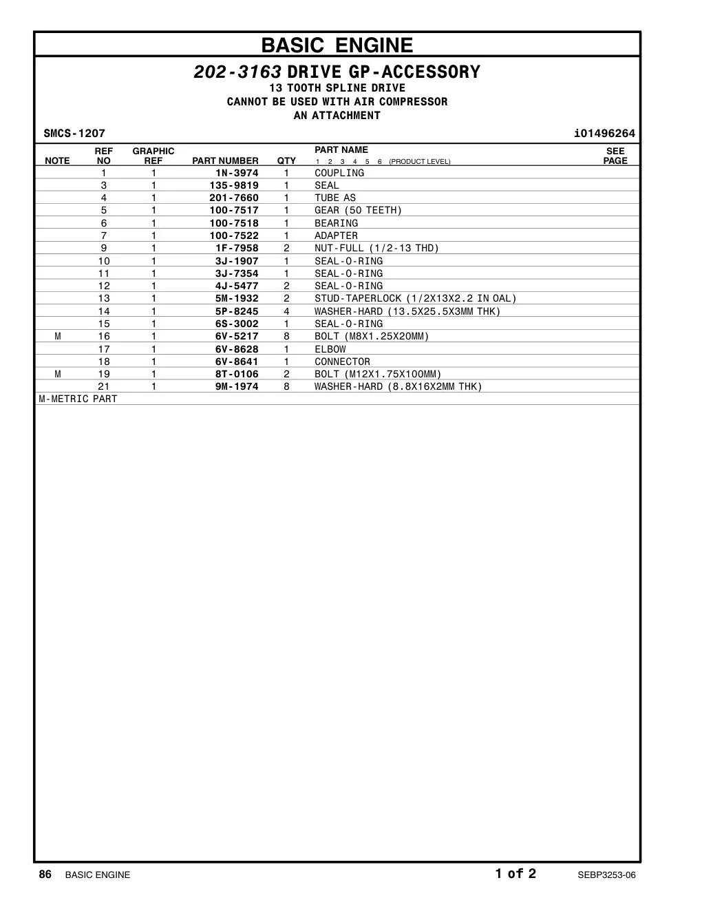 6V-8641 - CONNECTOR