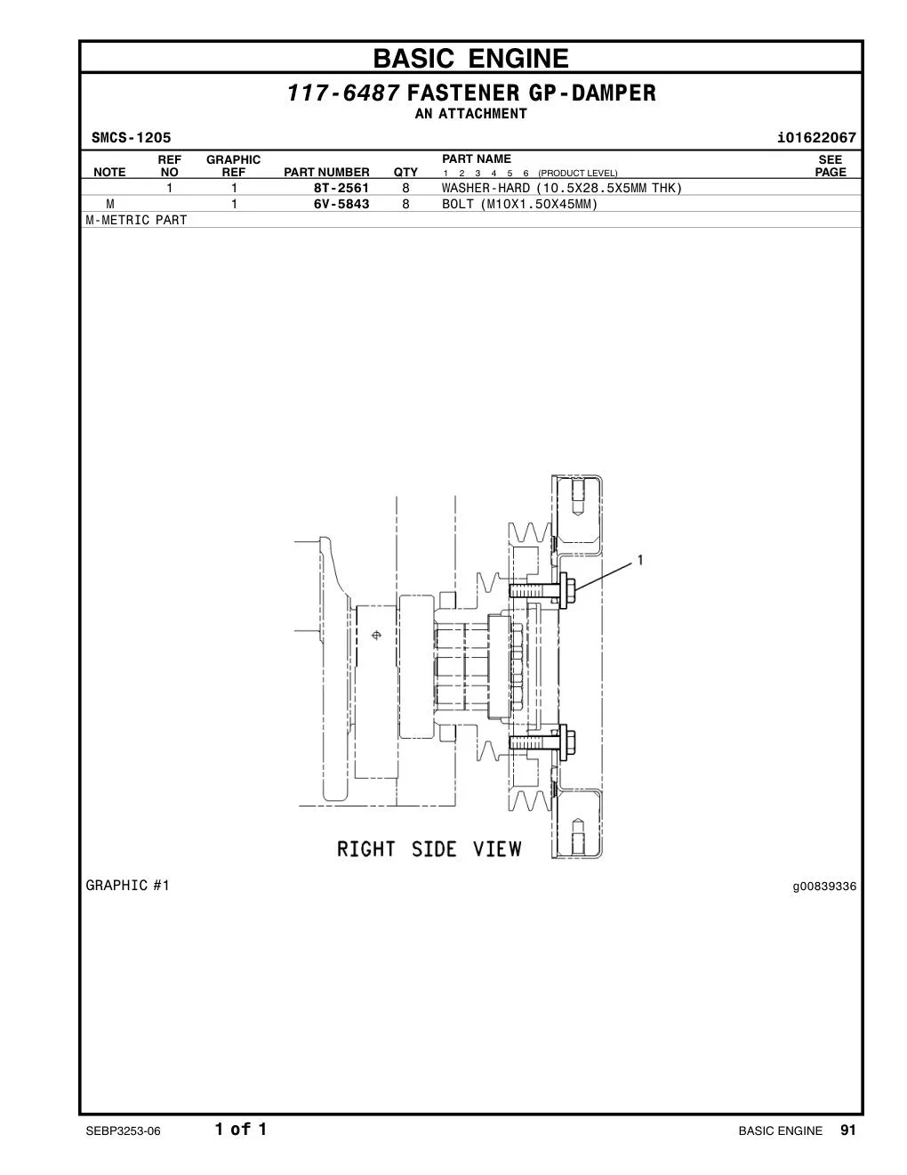 8T-2561 - WASHER-HARD (10.5X28.5X5-MM THK)