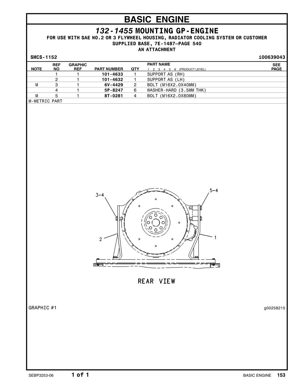 8T-0281 - BOLT (M16X2.0X80MM)