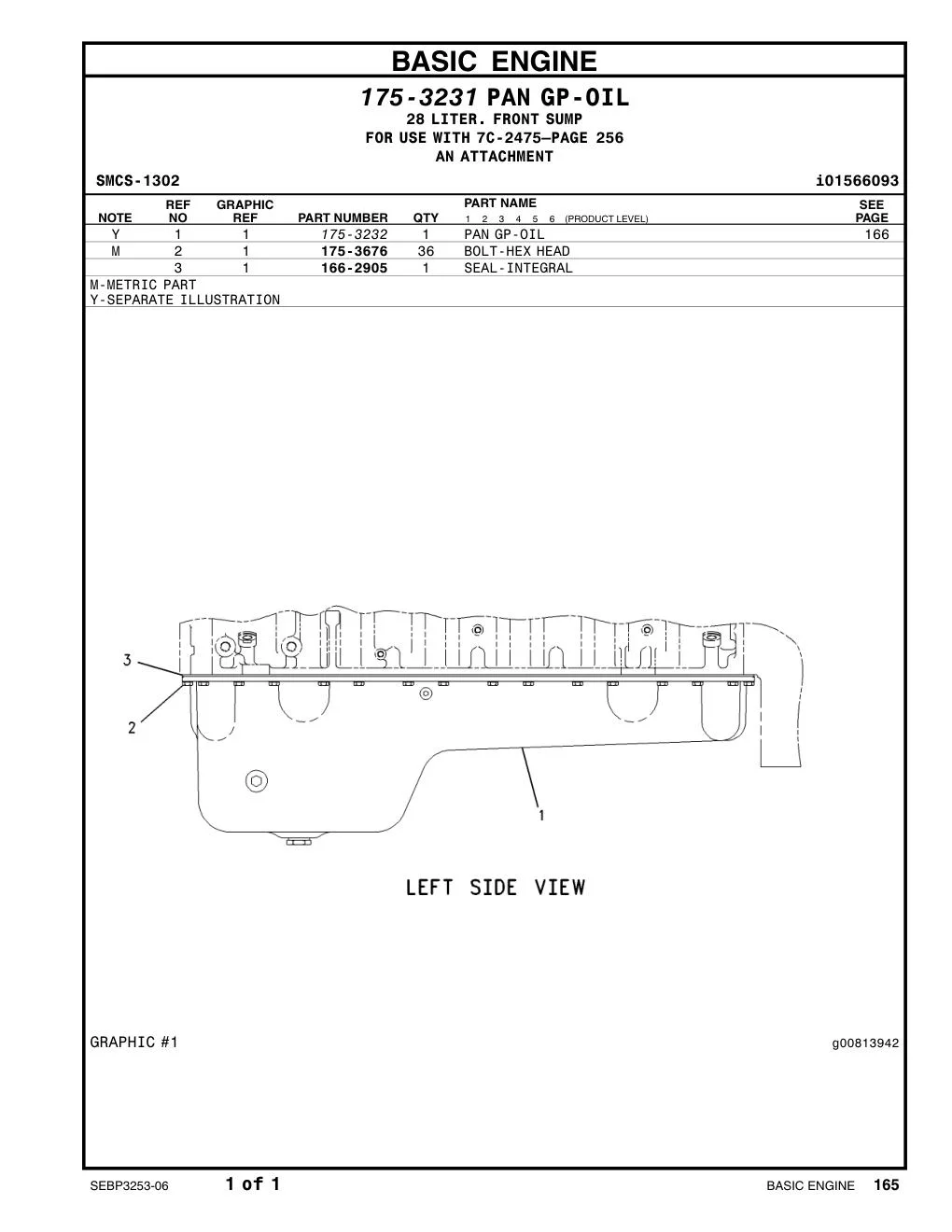 175-3676 - BOLT-HEX HEAD