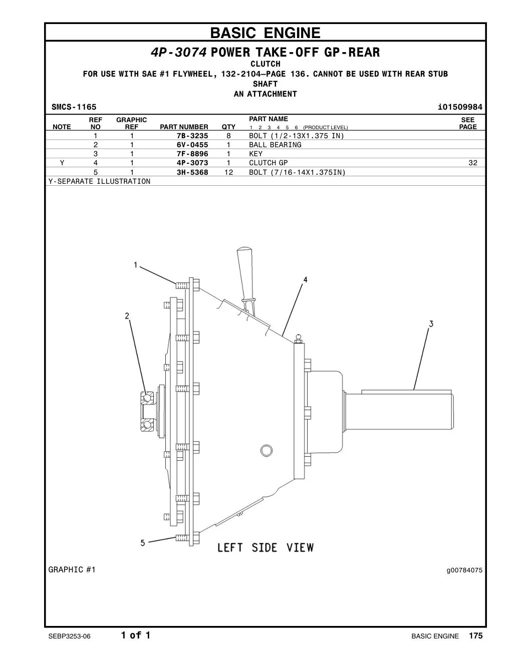 4P-3073 - CLUTCH GP