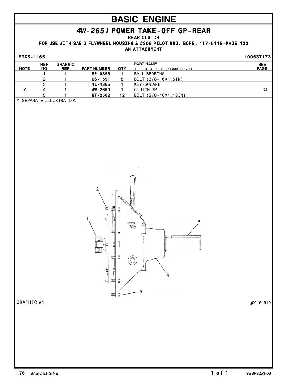 4W-2650 4W-2650 CAT parts manual diagram