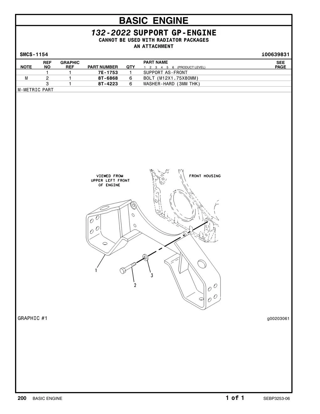 8T-6868 - BOLT (L=80mm)