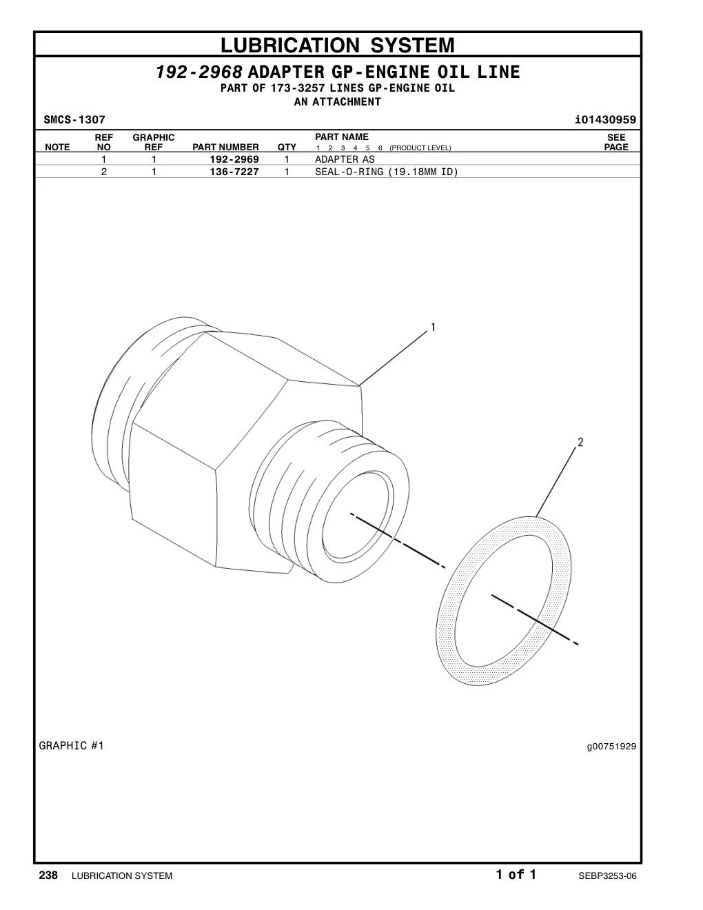 192-2969 - ADAPTER AS