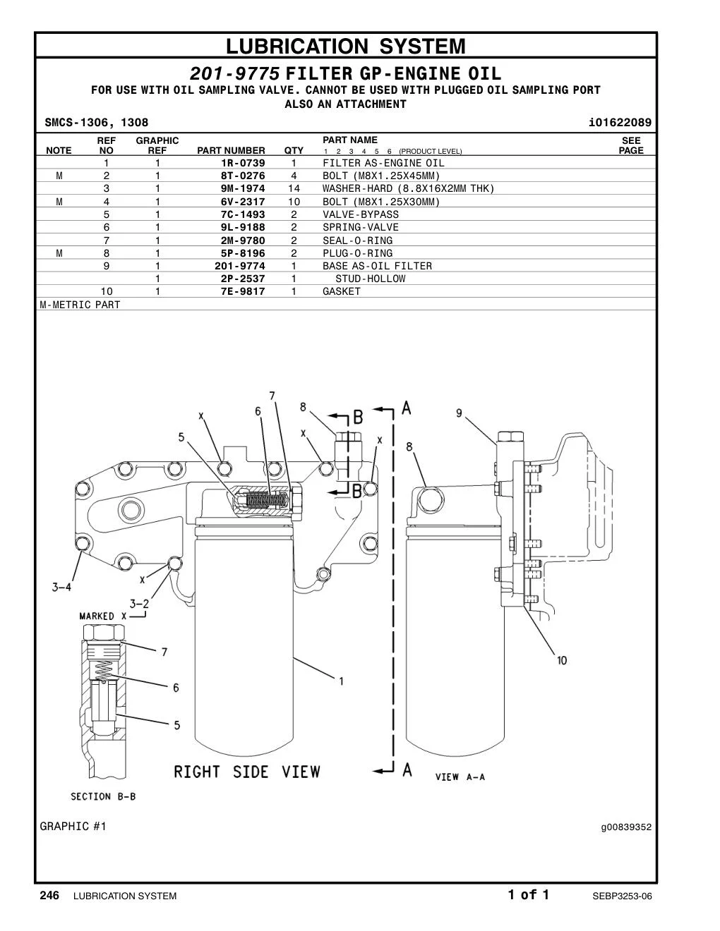 5P-8196 PLUG CAT parts manual diagram