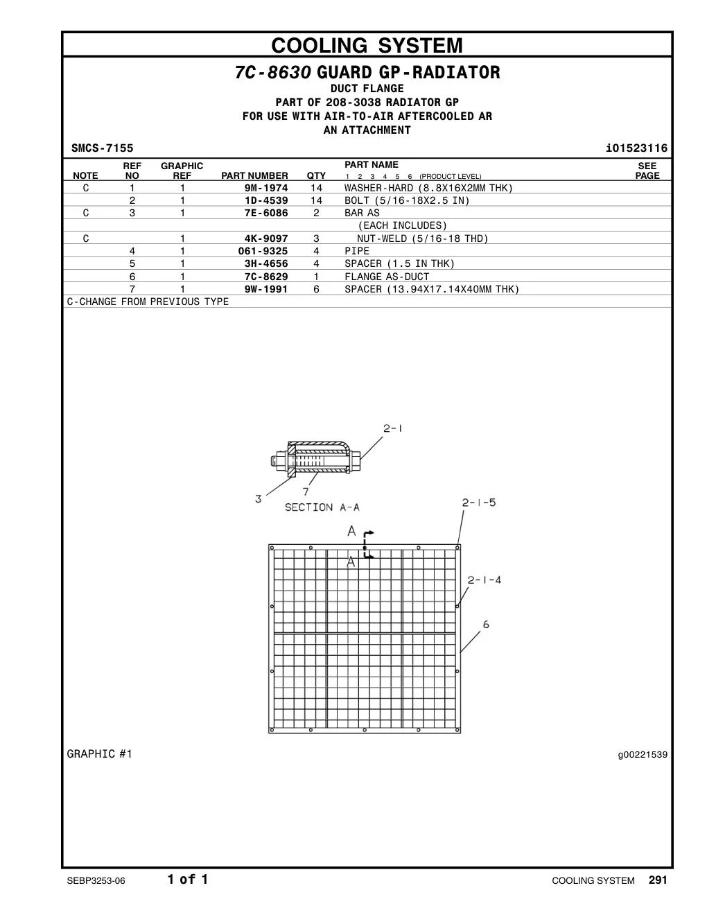 9W-1991 - SPACER (10.7X17.1X40-MM THK)