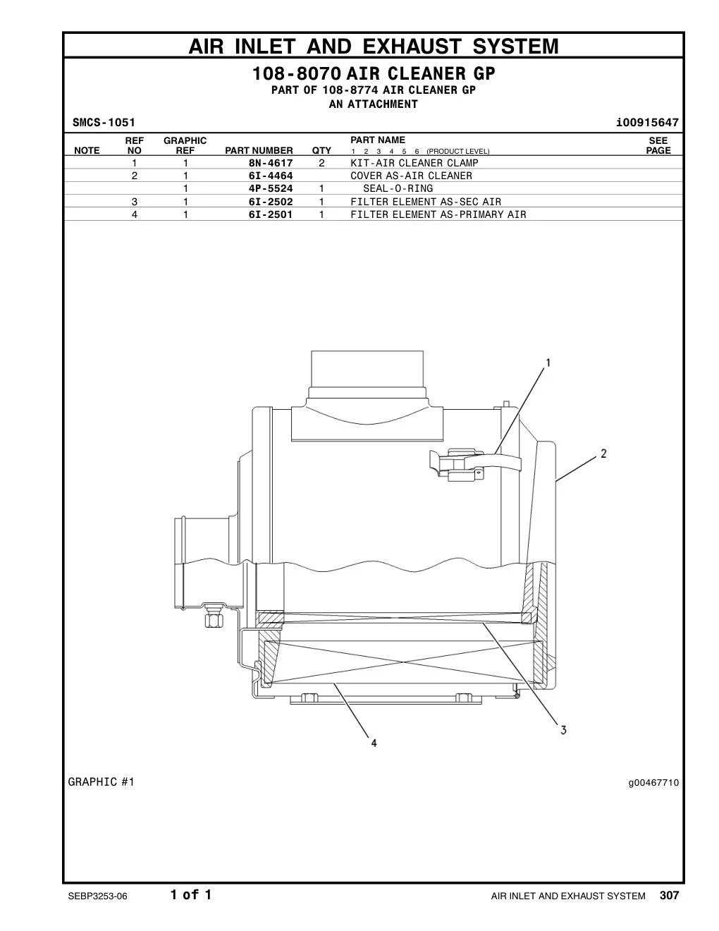 6I-2501 6I-2501 CAT parts manual diagram