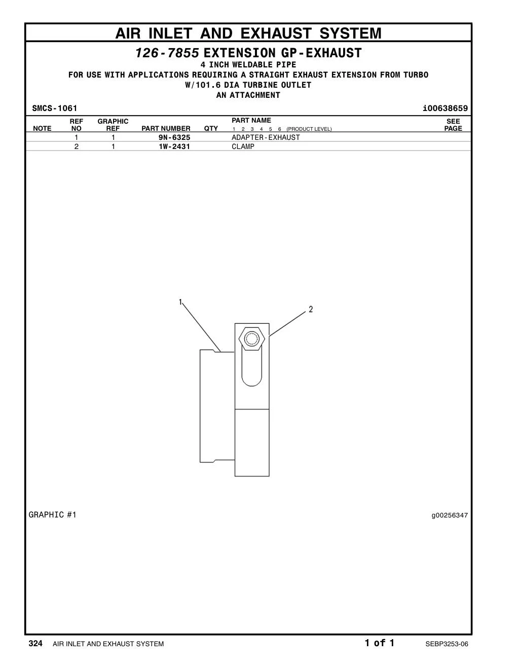 1W-2431 - CLAMP-BAND