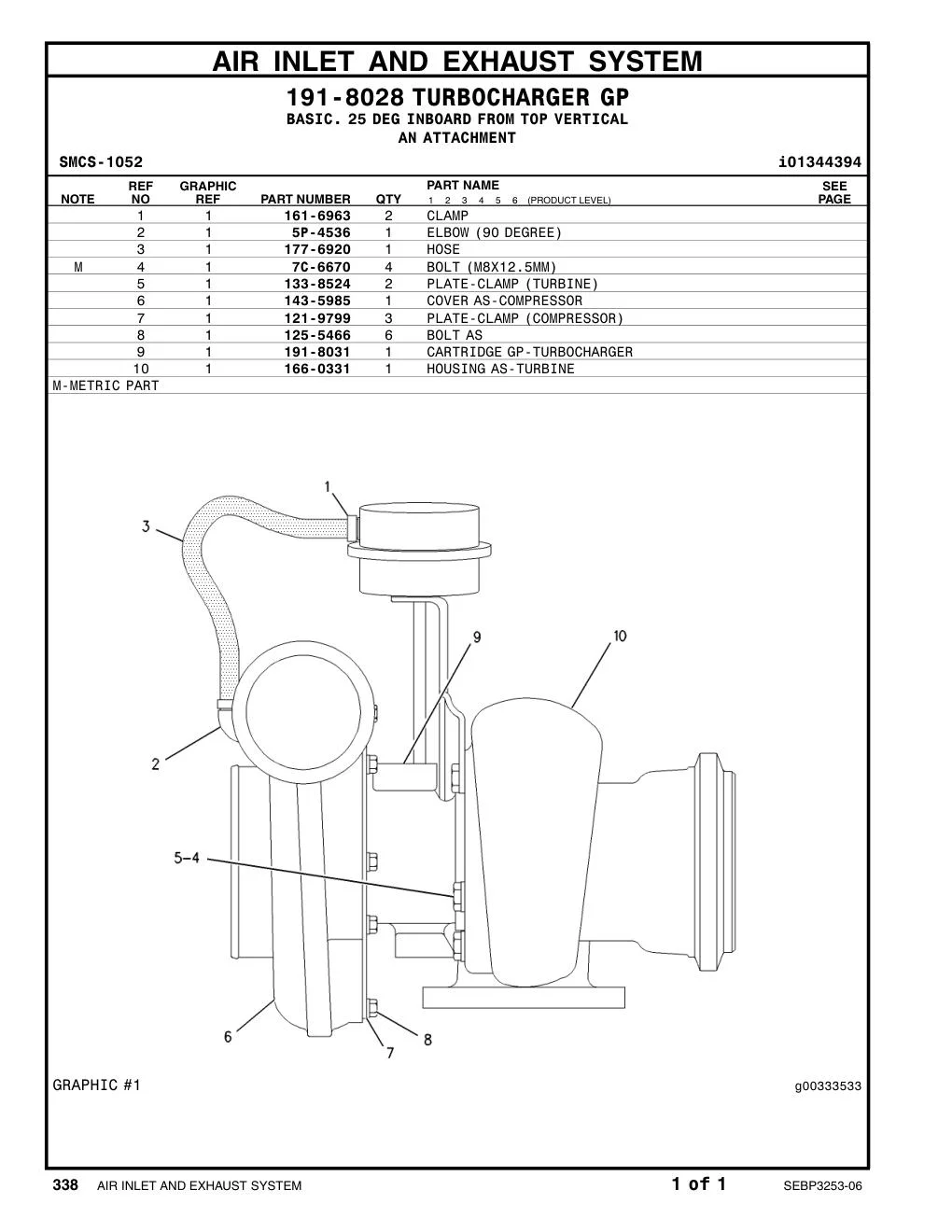 166-0331 - HOUSING AS-TURBINE