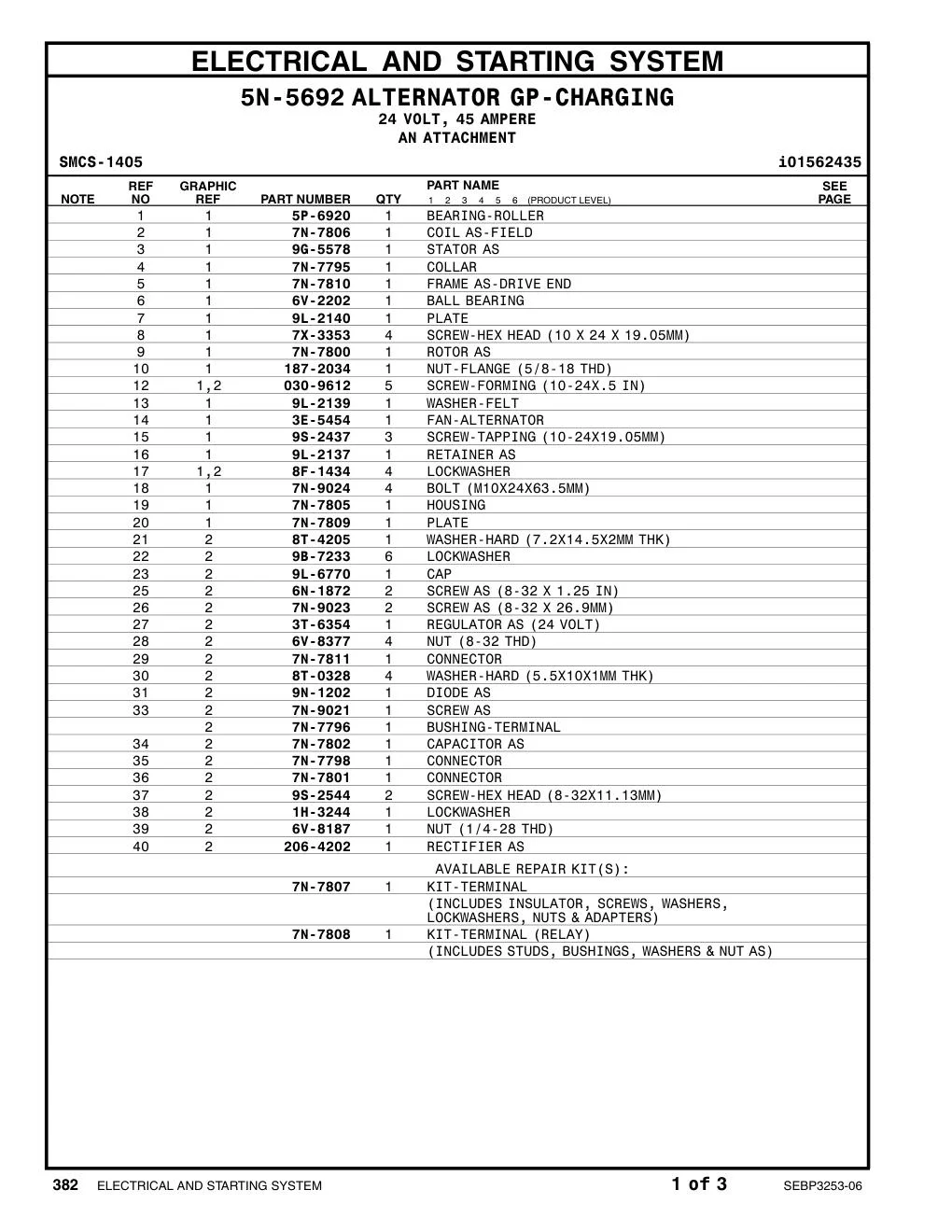 6V-2202 - BALL BEARING
