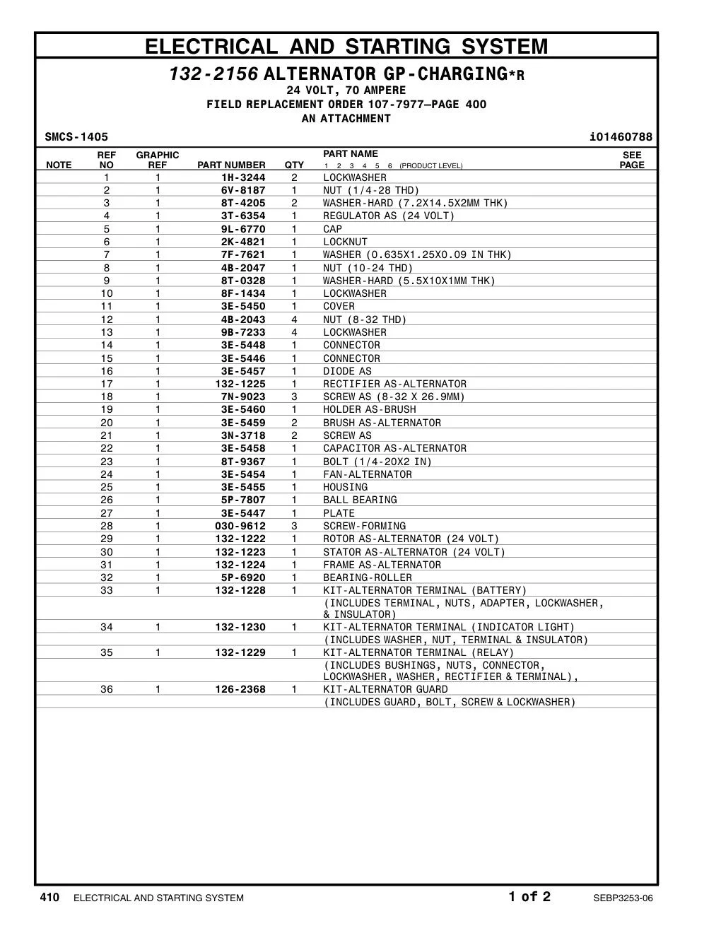 2K-4821 LOCKNUT (5/8-18-THD) CAT parts manual diagram