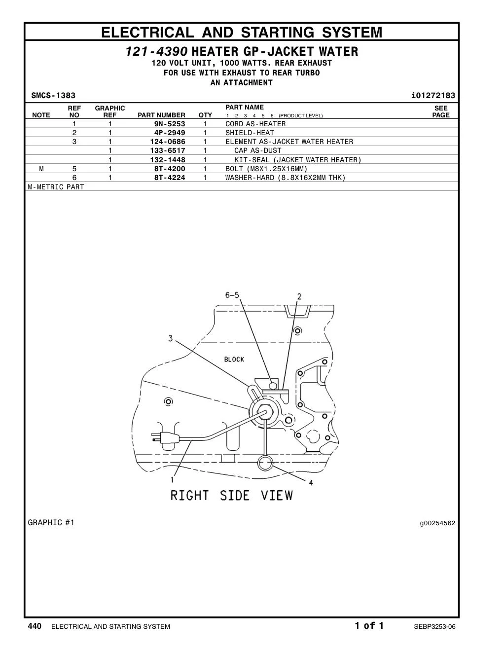 9N-5253 - CORDAS-JACKET WATERHEATER