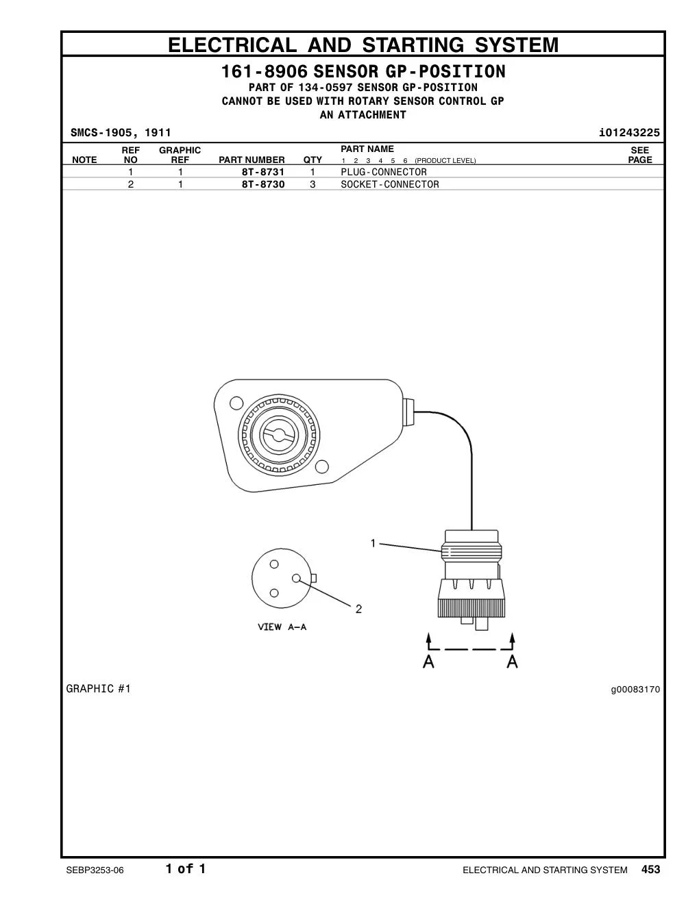 8T-8731 - PLUG-CONNECTOR