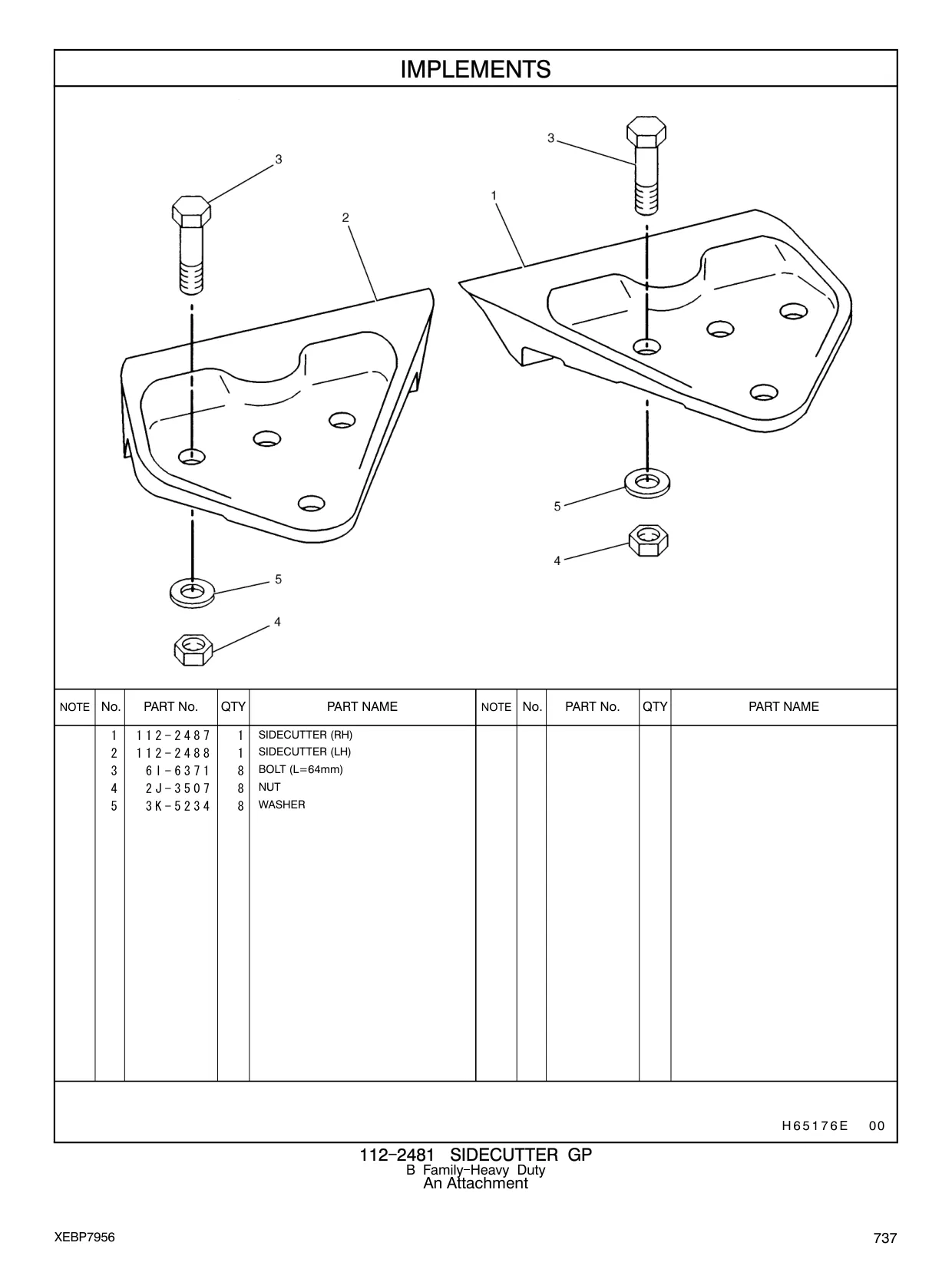 112-2487 - SIDECUTTER (RH)