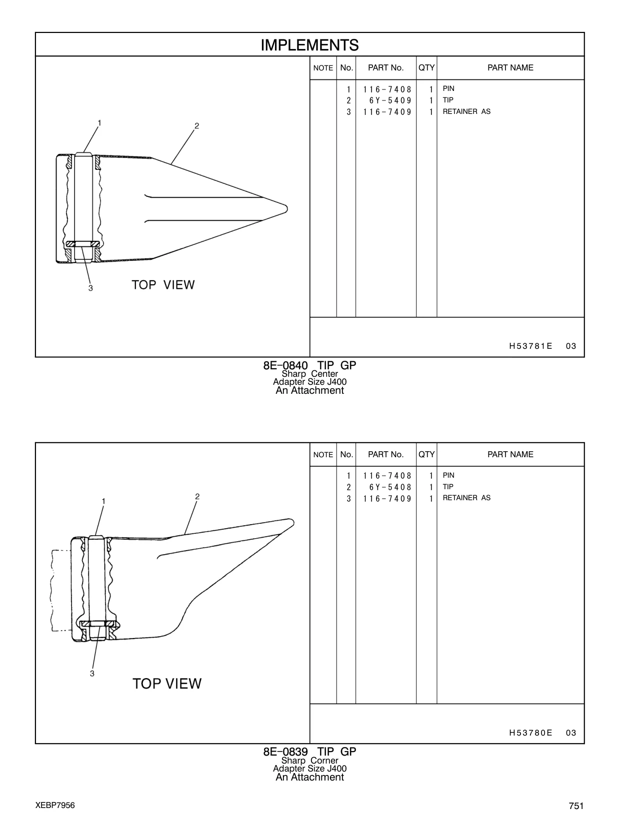 6Y-5409 - TIP