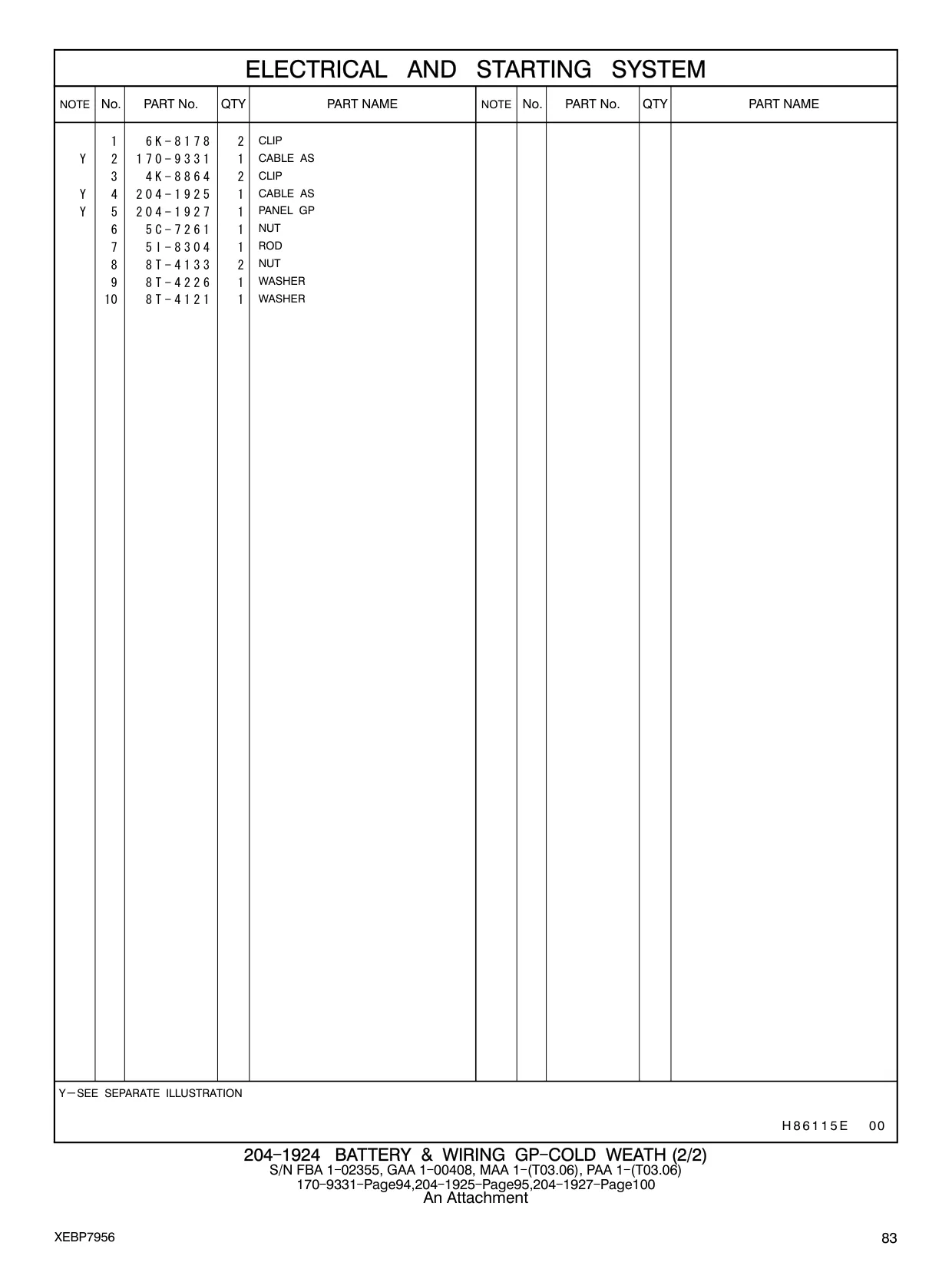 204-1925 - CABLE AS