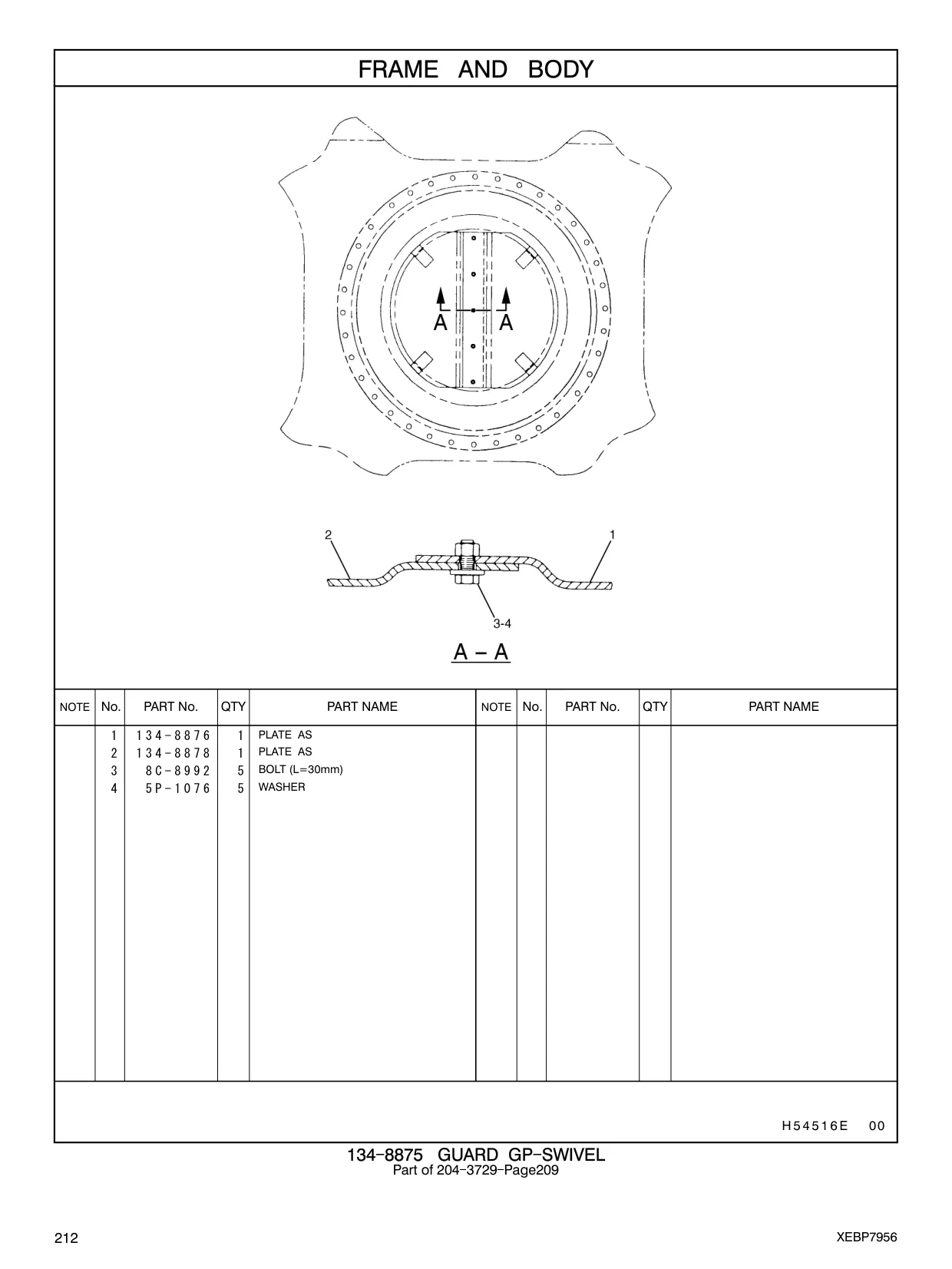 134-8878 - PLATE AS
