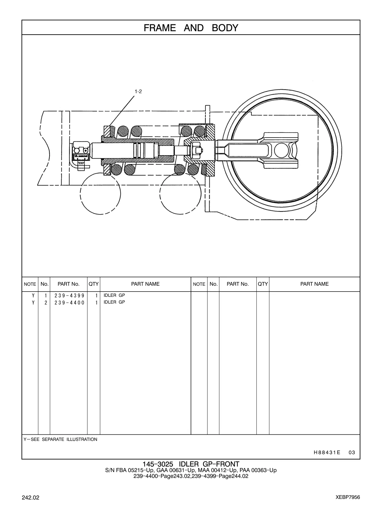 239-4399 - IDLER GP