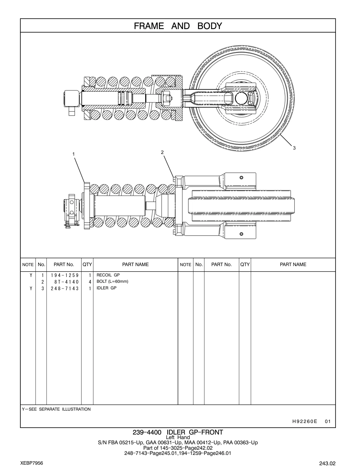 248-7143 - IDLER GP