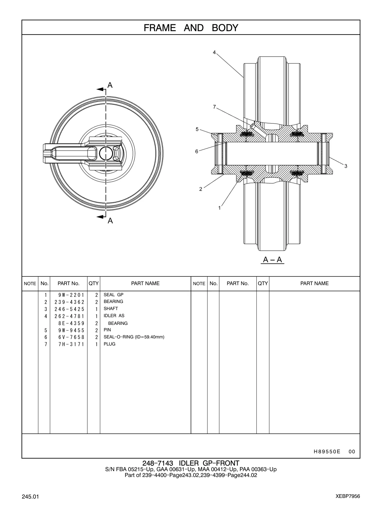 246-5425 - SHAFT
