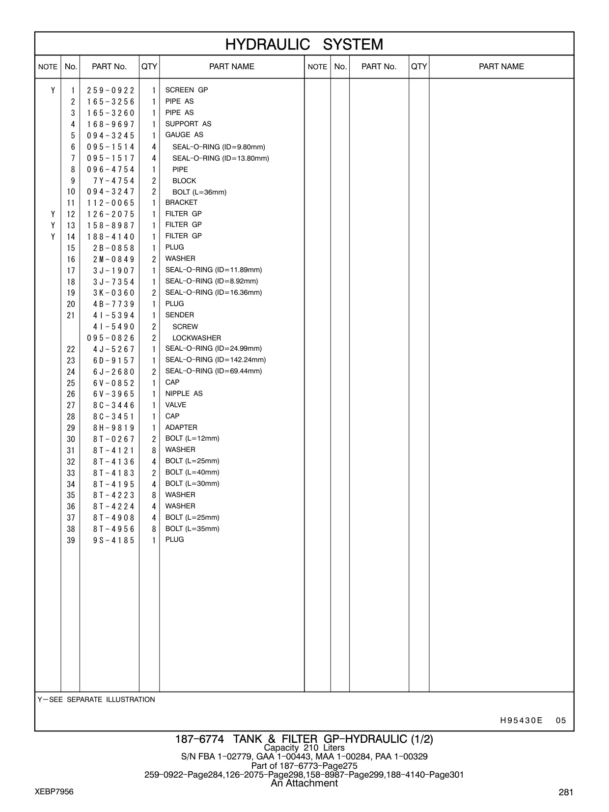 188-4140 - FILTER GP