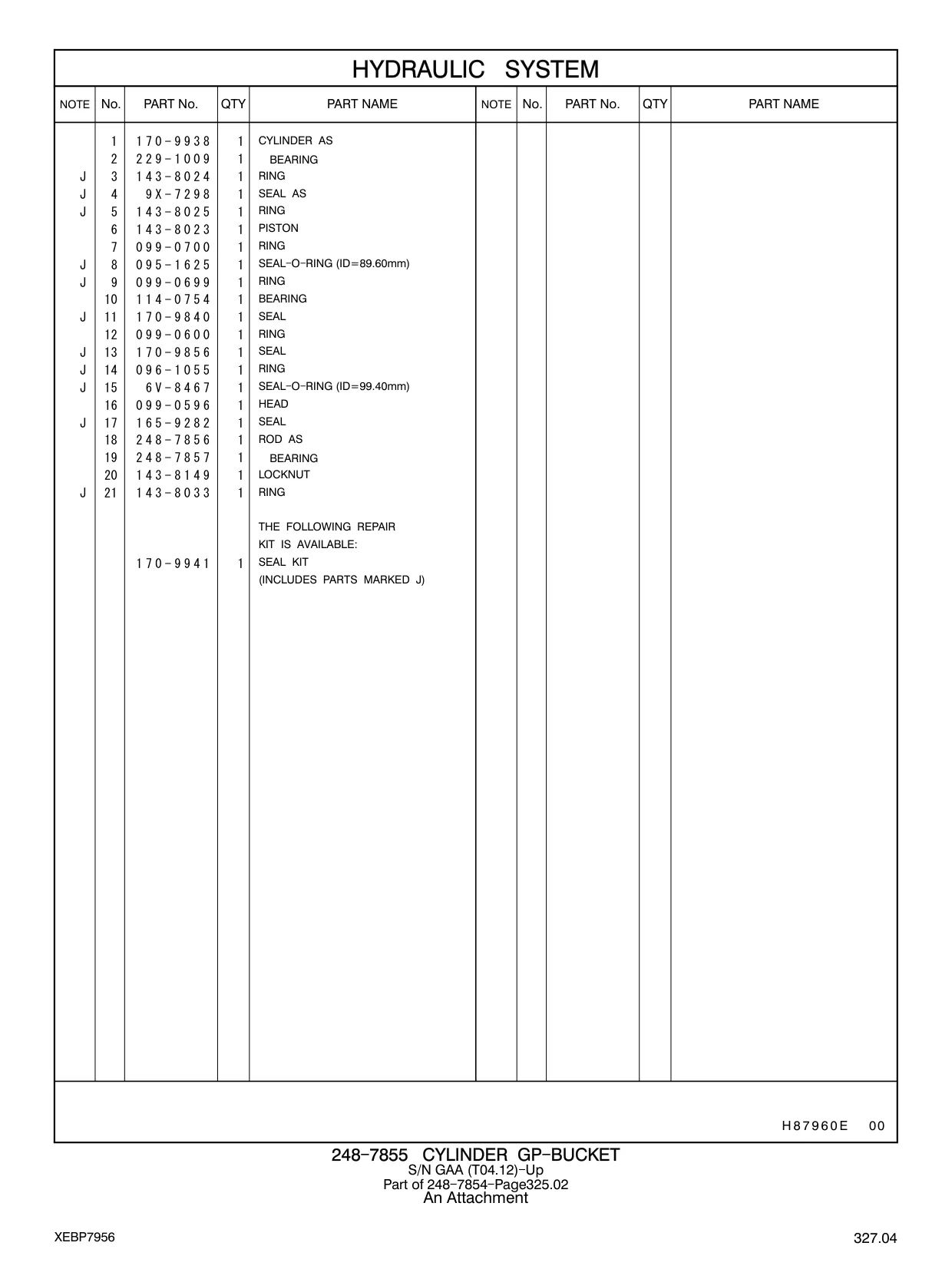 248-7857 - BEARING