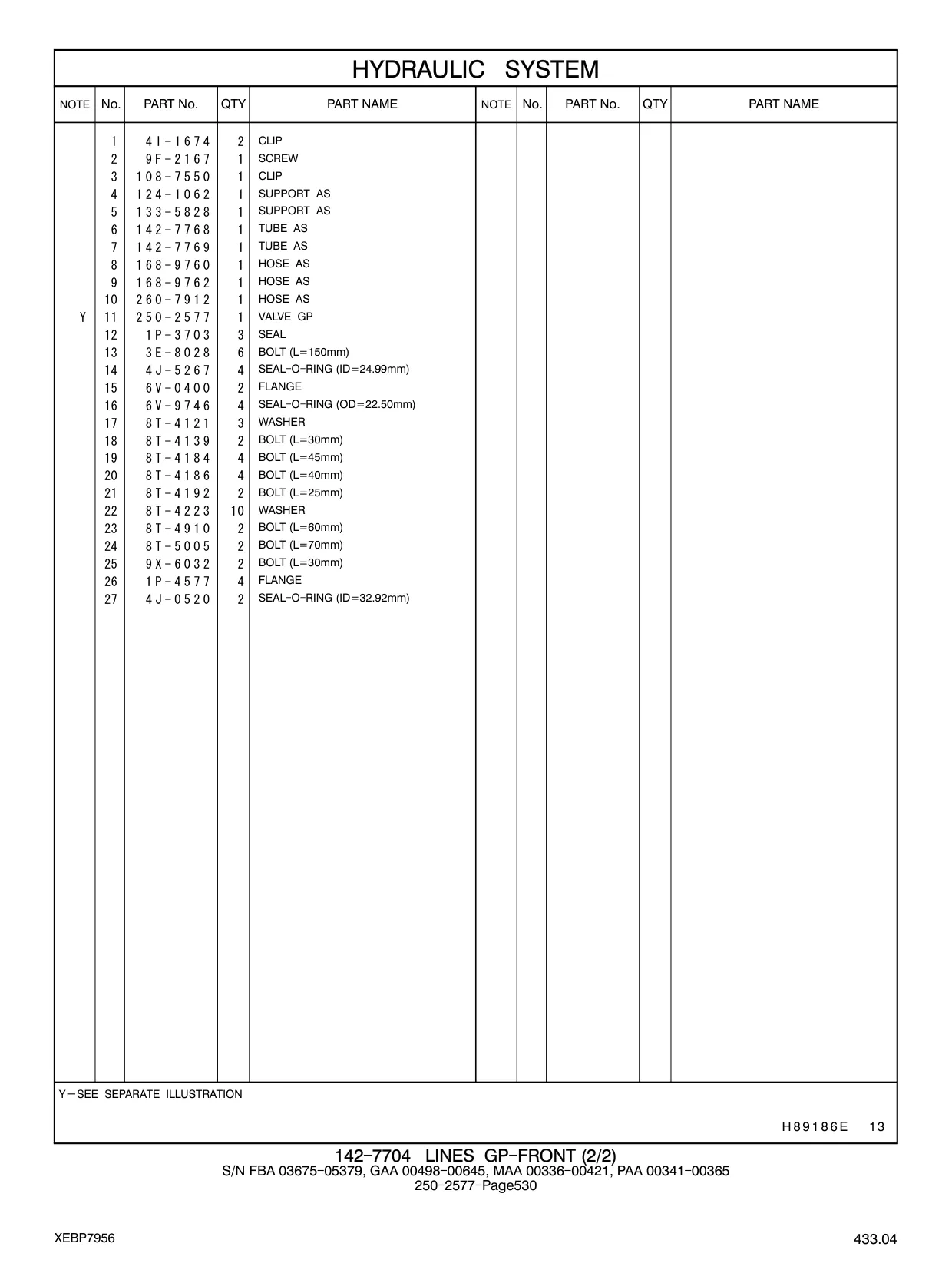 260-7912 - HOSE AS