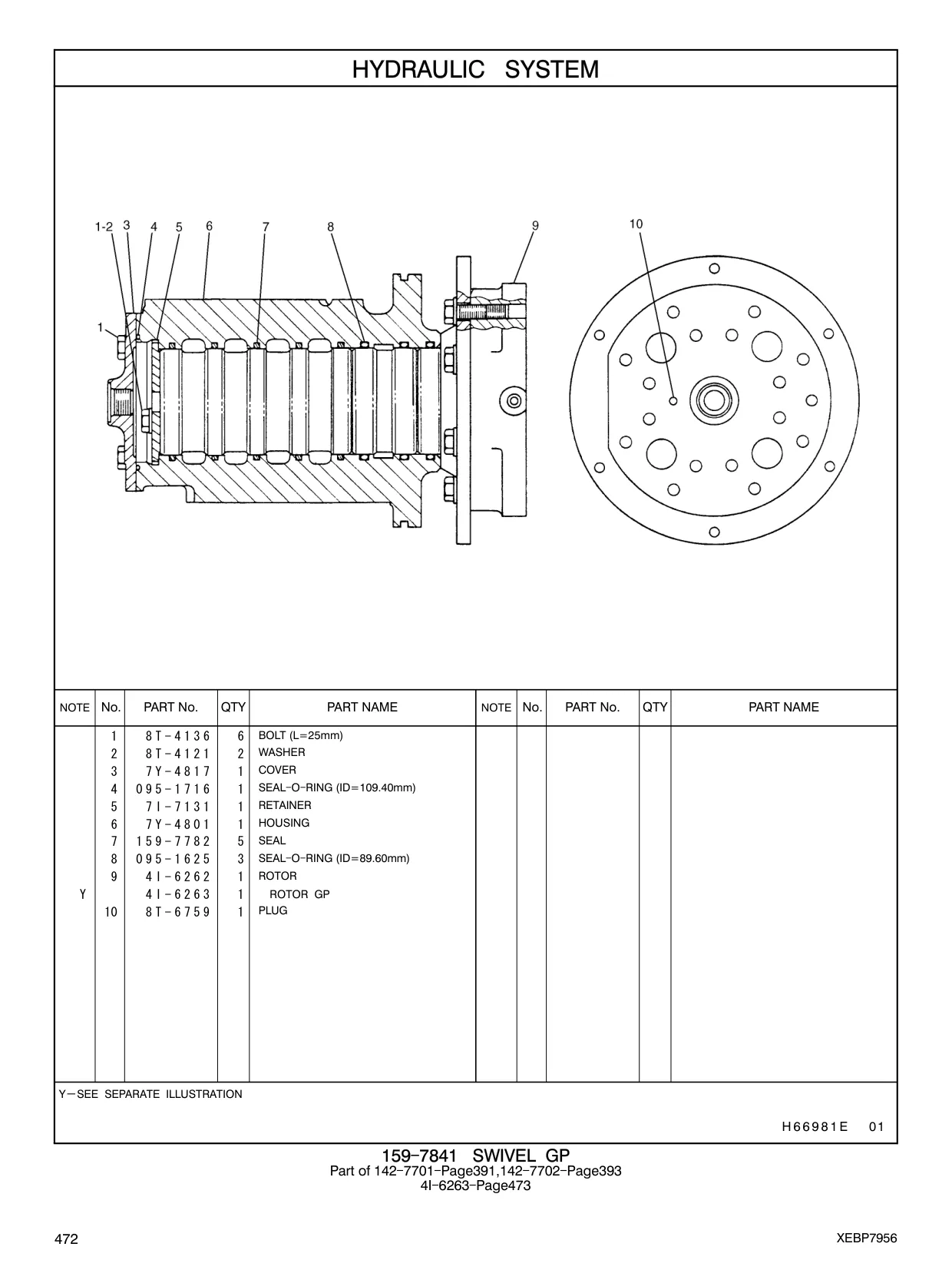 7Y-4801 - HOUSING