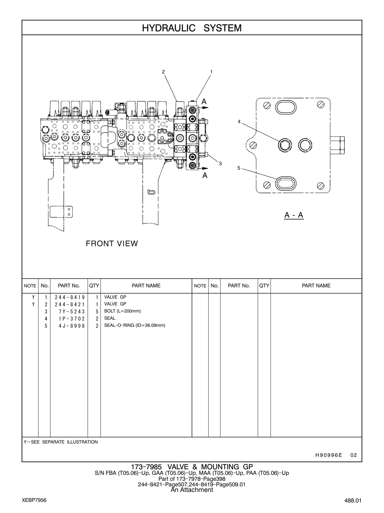 244-8419 - VALVE GP