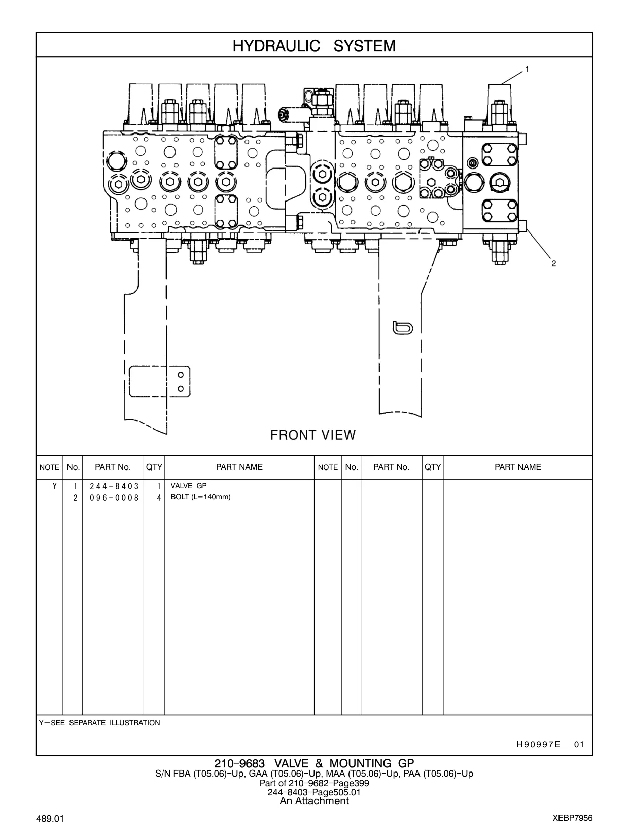 244-8403 - VALVE GP