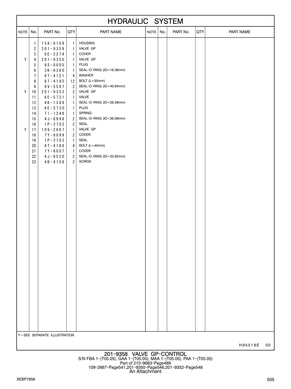 7Y-6007 - COVER