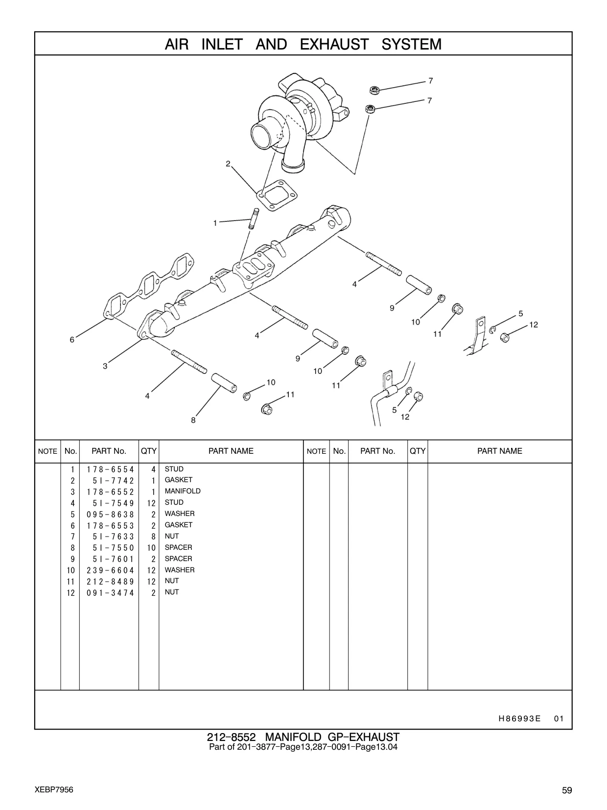 178-6552 - MANIFOLD