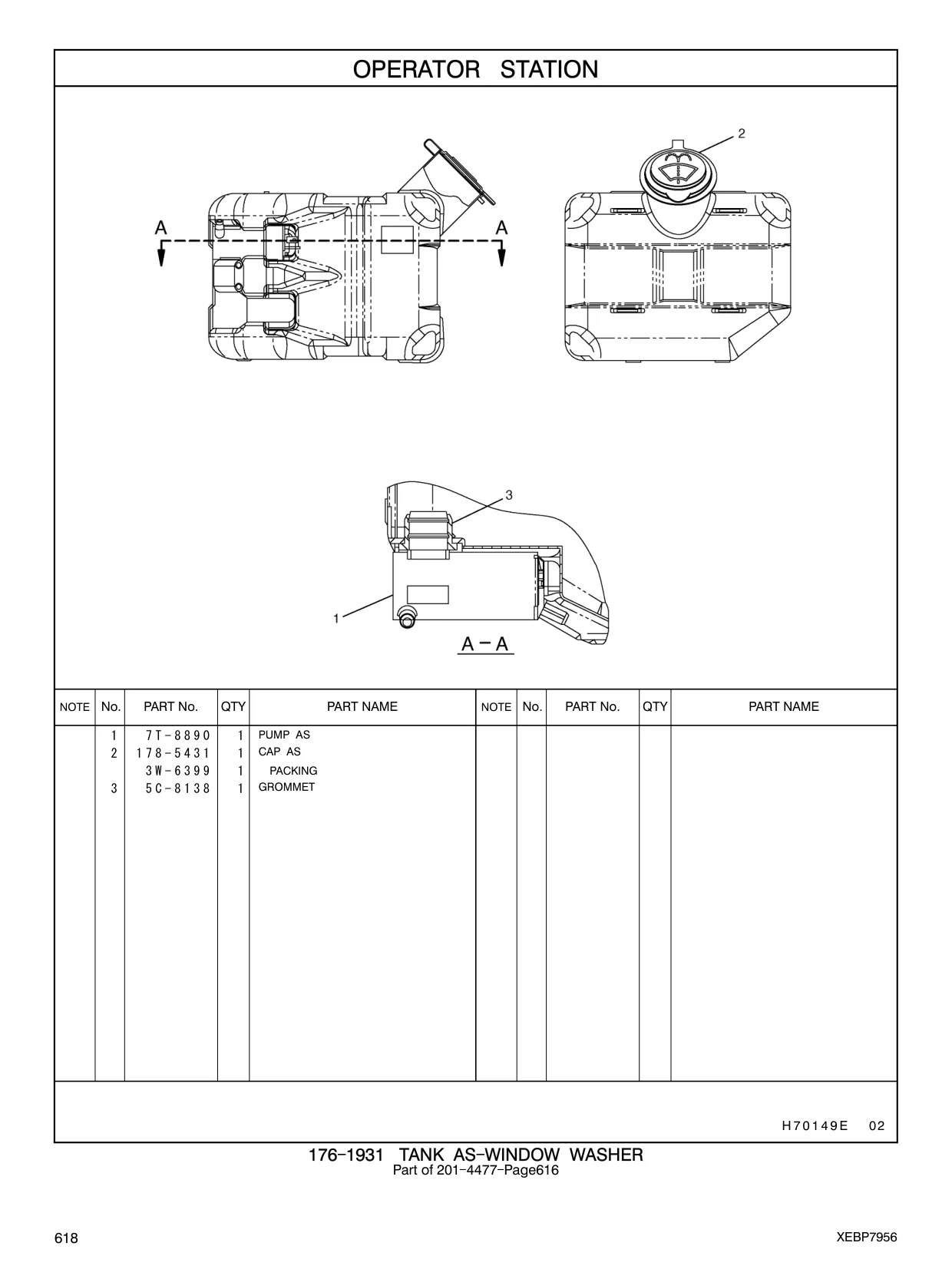 3W-6399 - PACKING