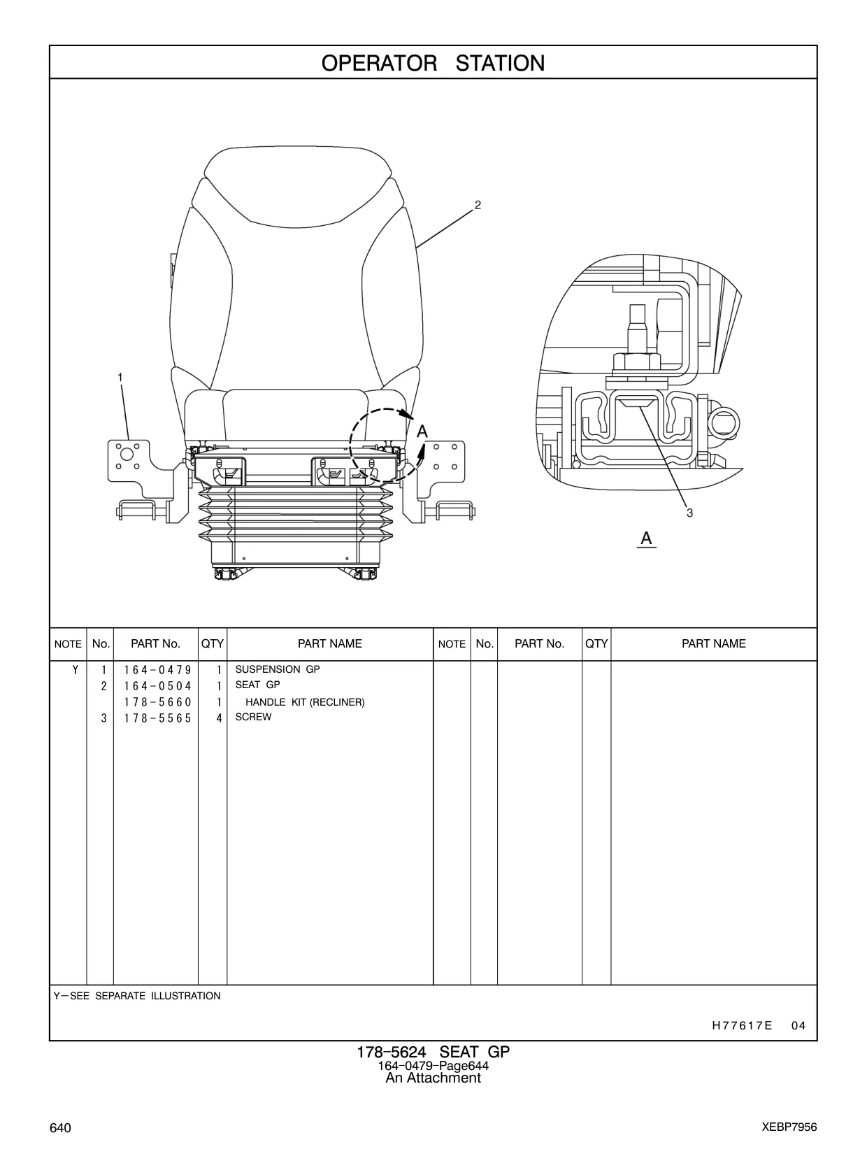 164-0479 - SUSPENSION GP
