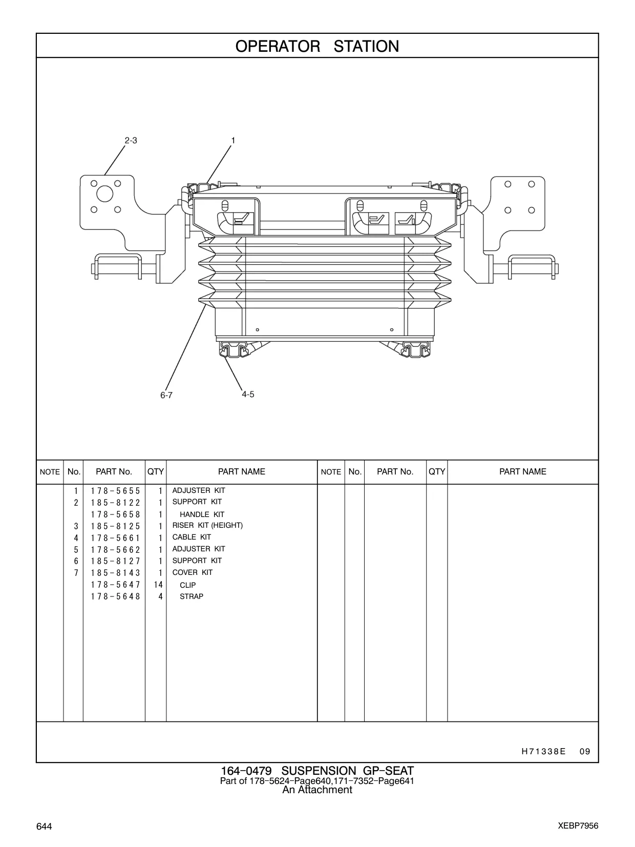 185-8127 - SUPPORT KIT