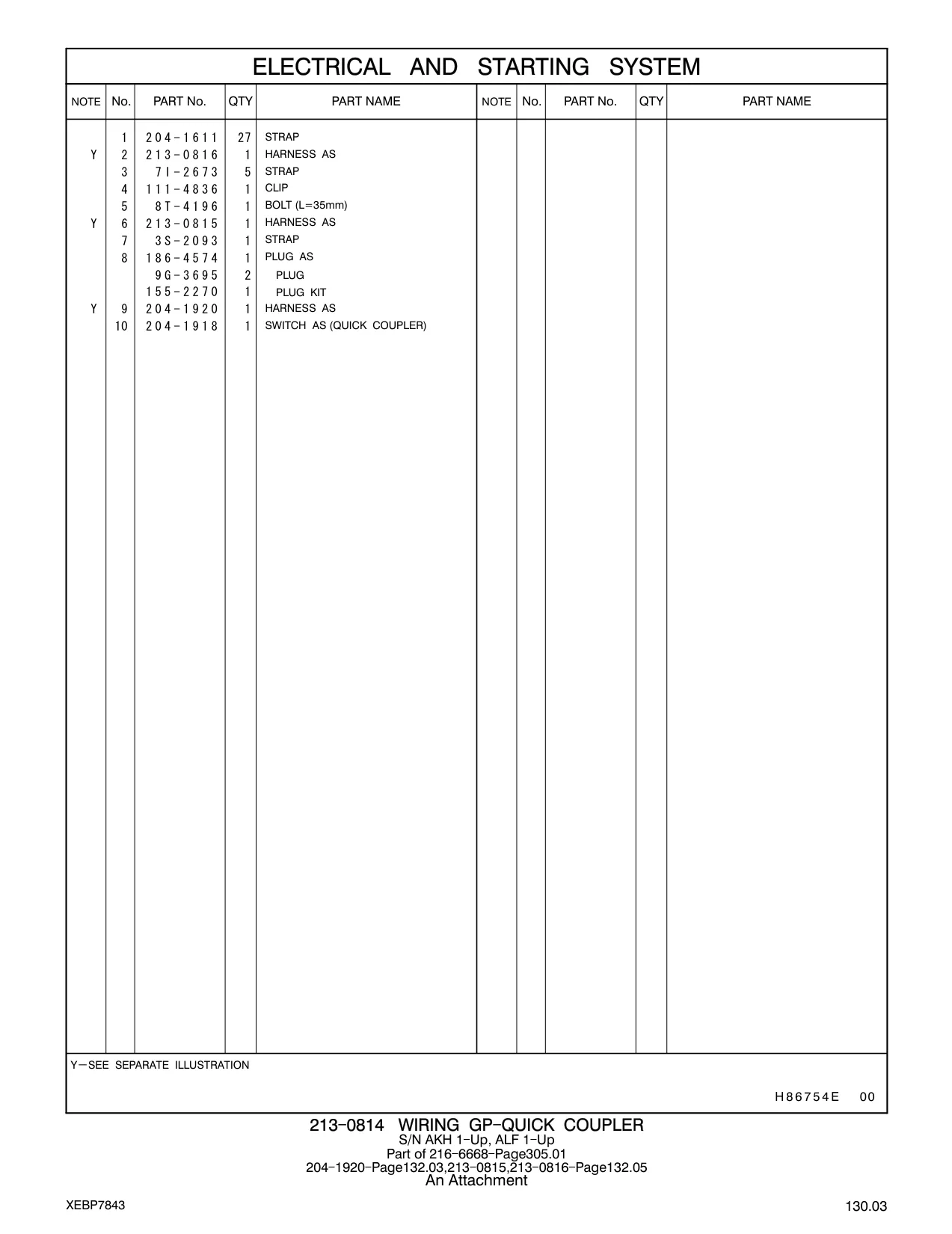 204-1918 - SWITCH AS (QUICK COUPLER)