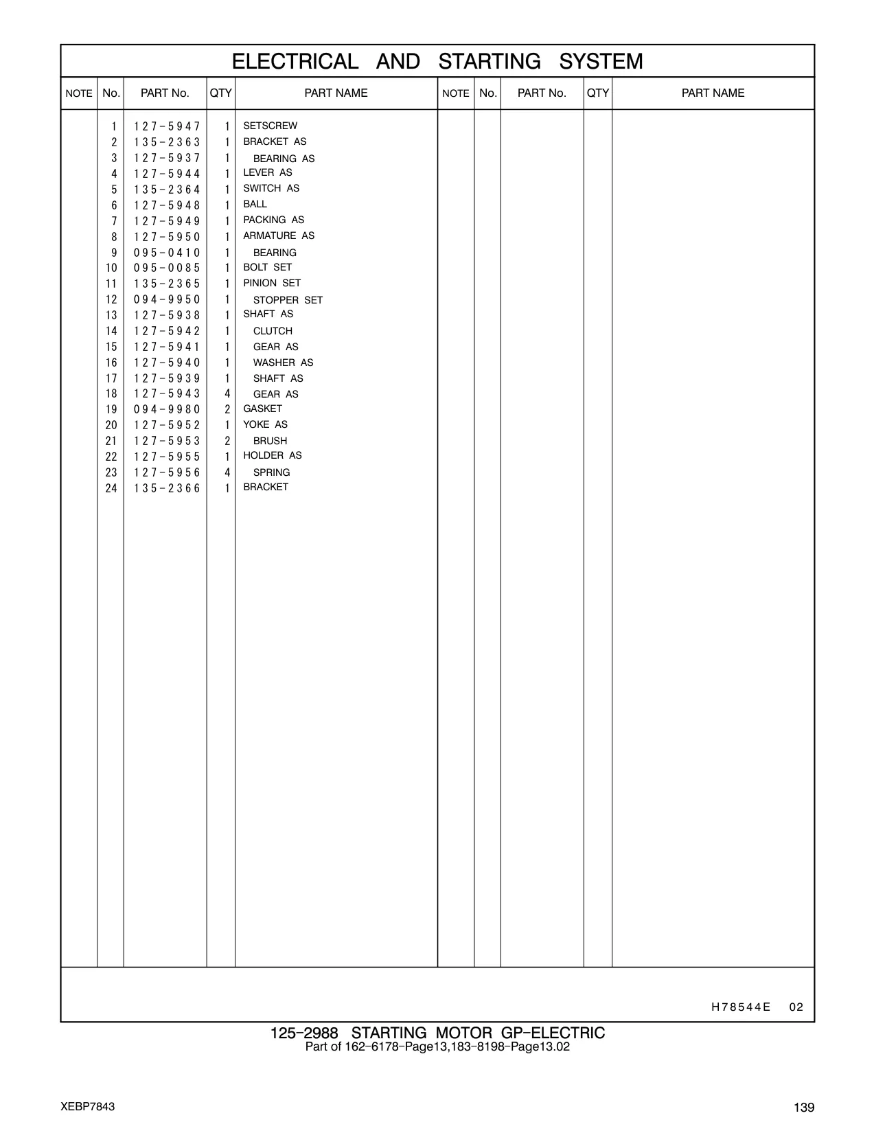 127-5938 - SHAFT AS