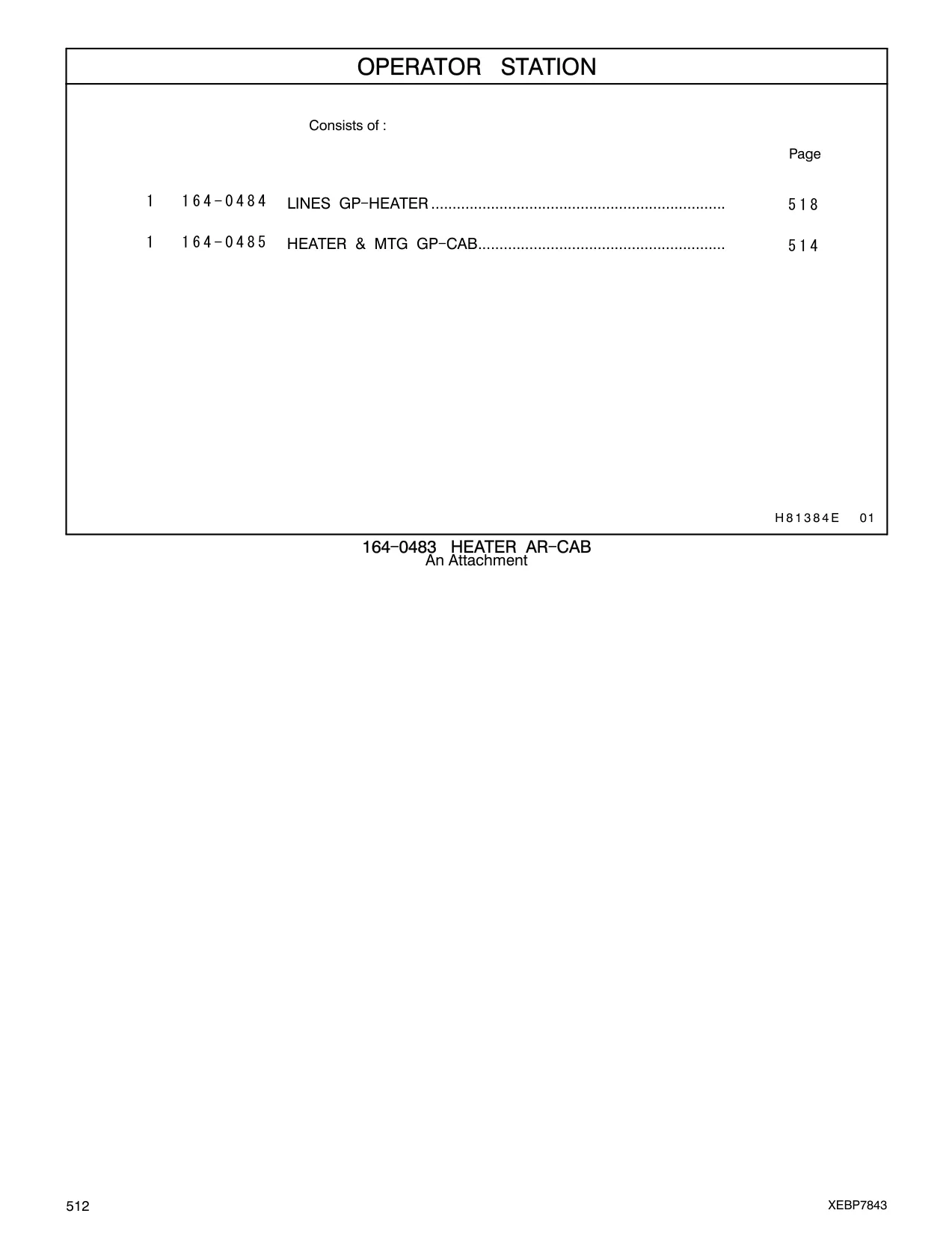 164-0484 - LINES GP - HEATER .....................................................................