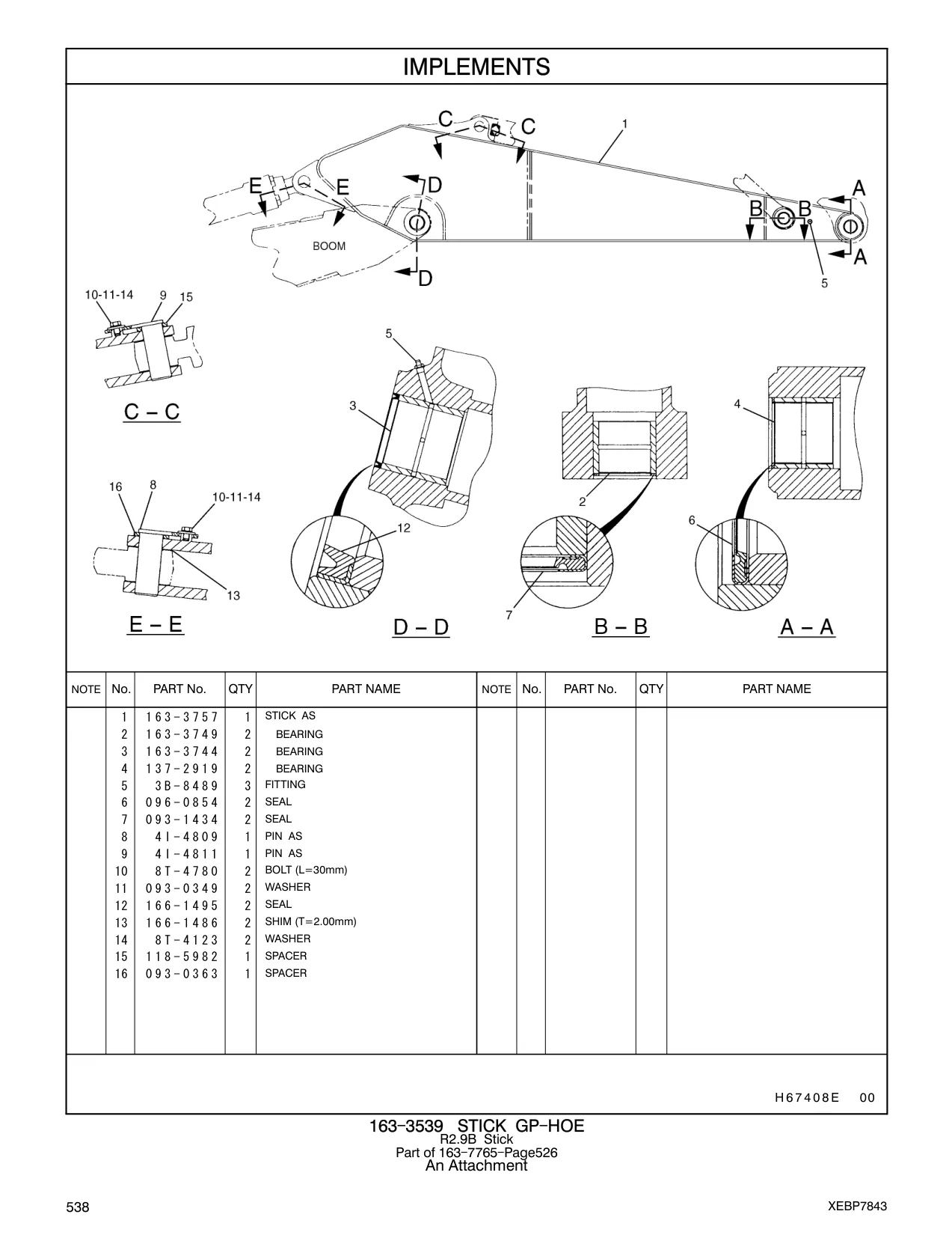 137-2919 - BEARING